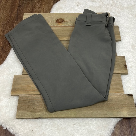 Wilfred Free Aritzia Sage Olive Green Straight Leg Pants - Picture 2 of 5